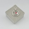 Handcrafted Scottish jewellery - Wee Robin Redbreast pendant